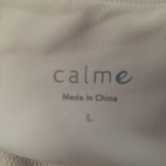 Calme by Johnny Was Marbled Sports Bra Women L NWT BohoChic Boho Athleisure Luxe - Picture 5 of 9